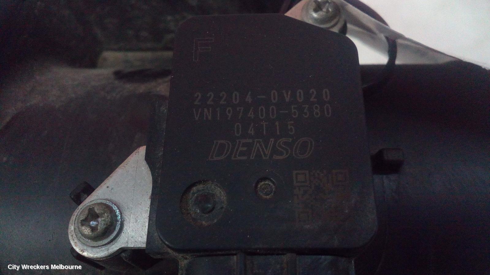 TOYOTA CAMRY AIR FLOW METER, 2.5, 2AR-FE, ASV50, 12/2011 - 10/2017