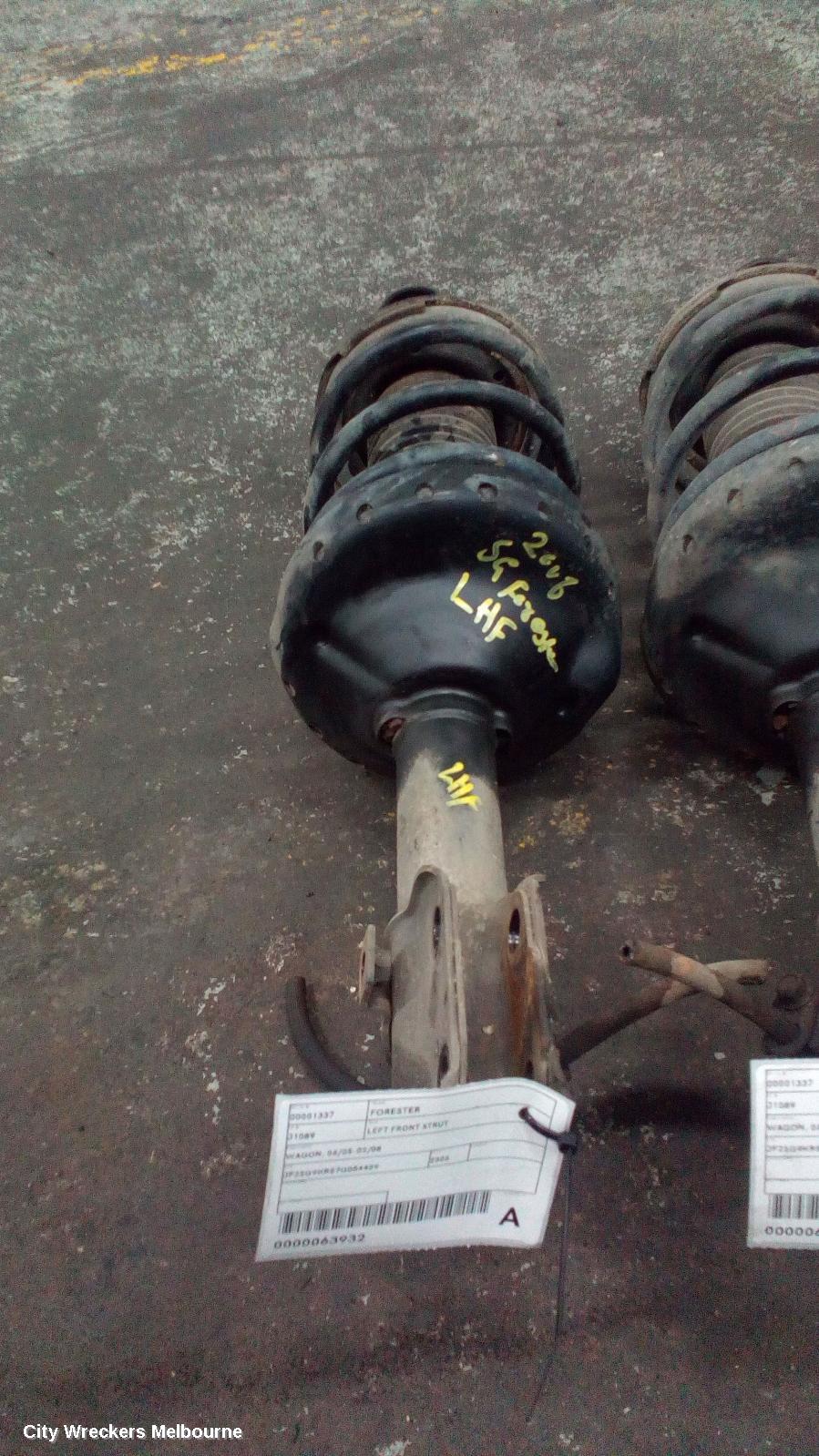 SUBARU FORESTER LEFT FRONT STRUT, WAGON, 06/2005 - 02/2008