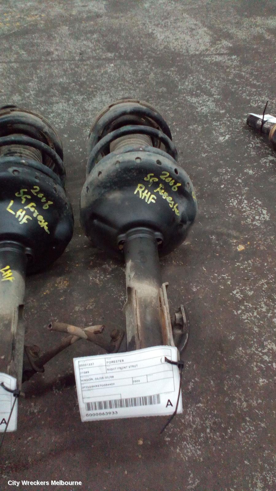 SUBARU FORESTER RIGHT FRONT STRUT, WAGON, 06/2005 - 02/2008