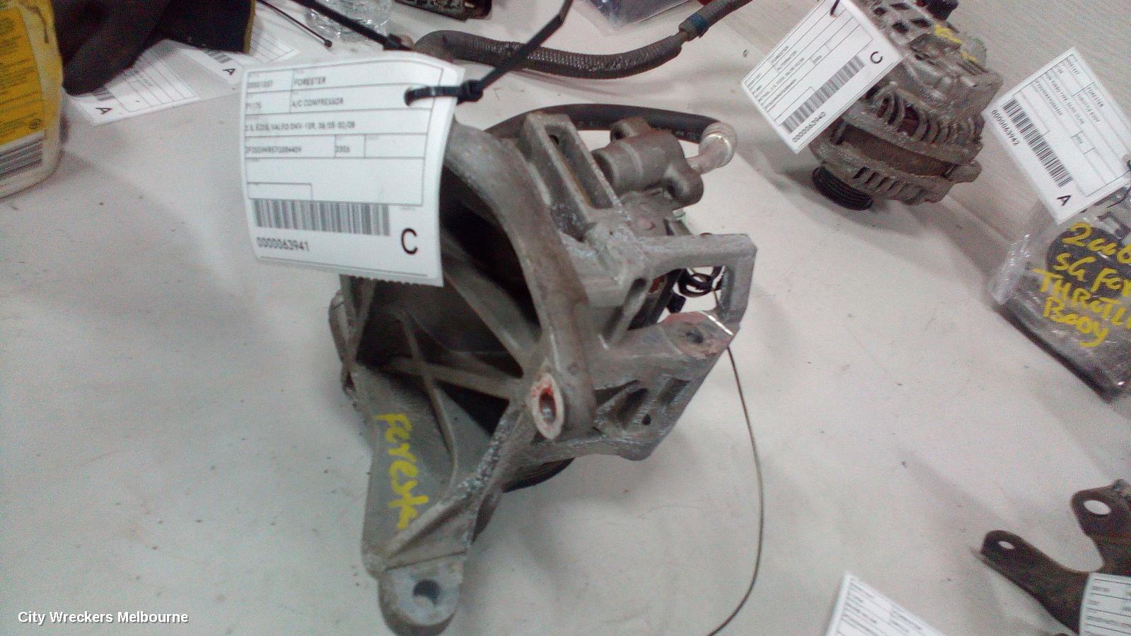 SUBARU FORESTER A/C COMPRESSOR, ZEXEL/VALEO, DKV-14G TYPE, 07/2002 - 02/2008