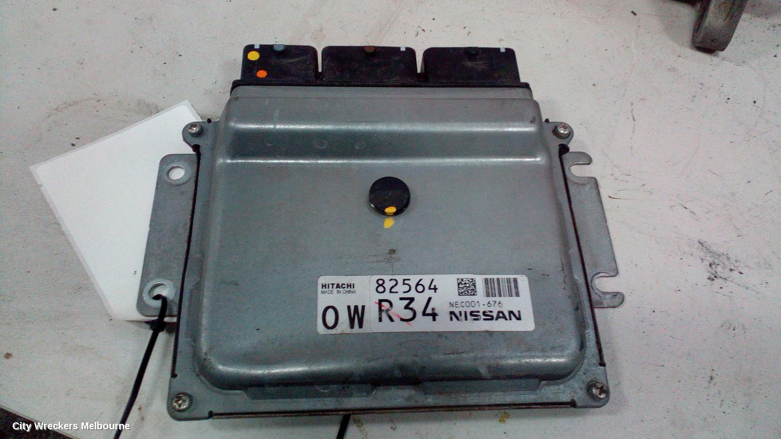 NISSAN PULSAR ECU, ENGINE ECU, ECU ONLY, B17, 12/2012 - 12/2017