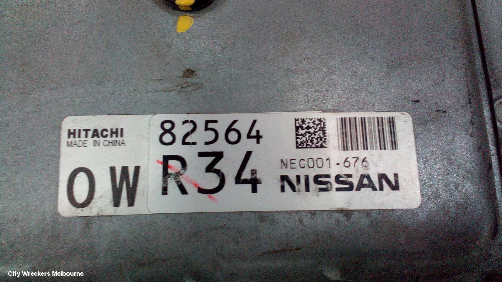 NISSAN PULSAR ECU, ENGINE ECU, ECU ONLY, B17, 12/2012 - 12/2017