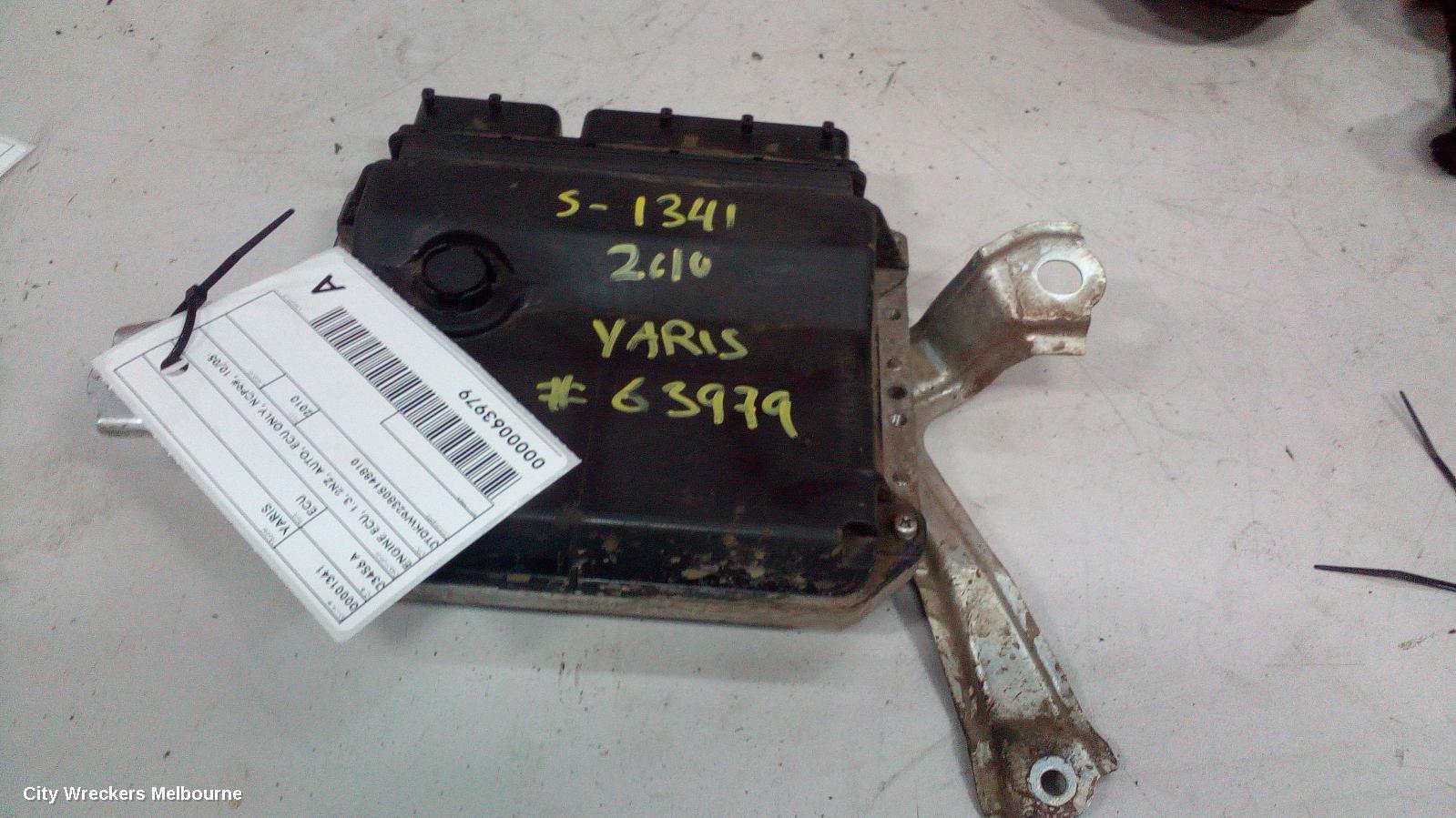 TOYOTA YARIS ECU, ENGINE ECU, 1.3, 2NZ, AUTO, ECU ONLY, NCP9#, 10/2005 - 07/2011