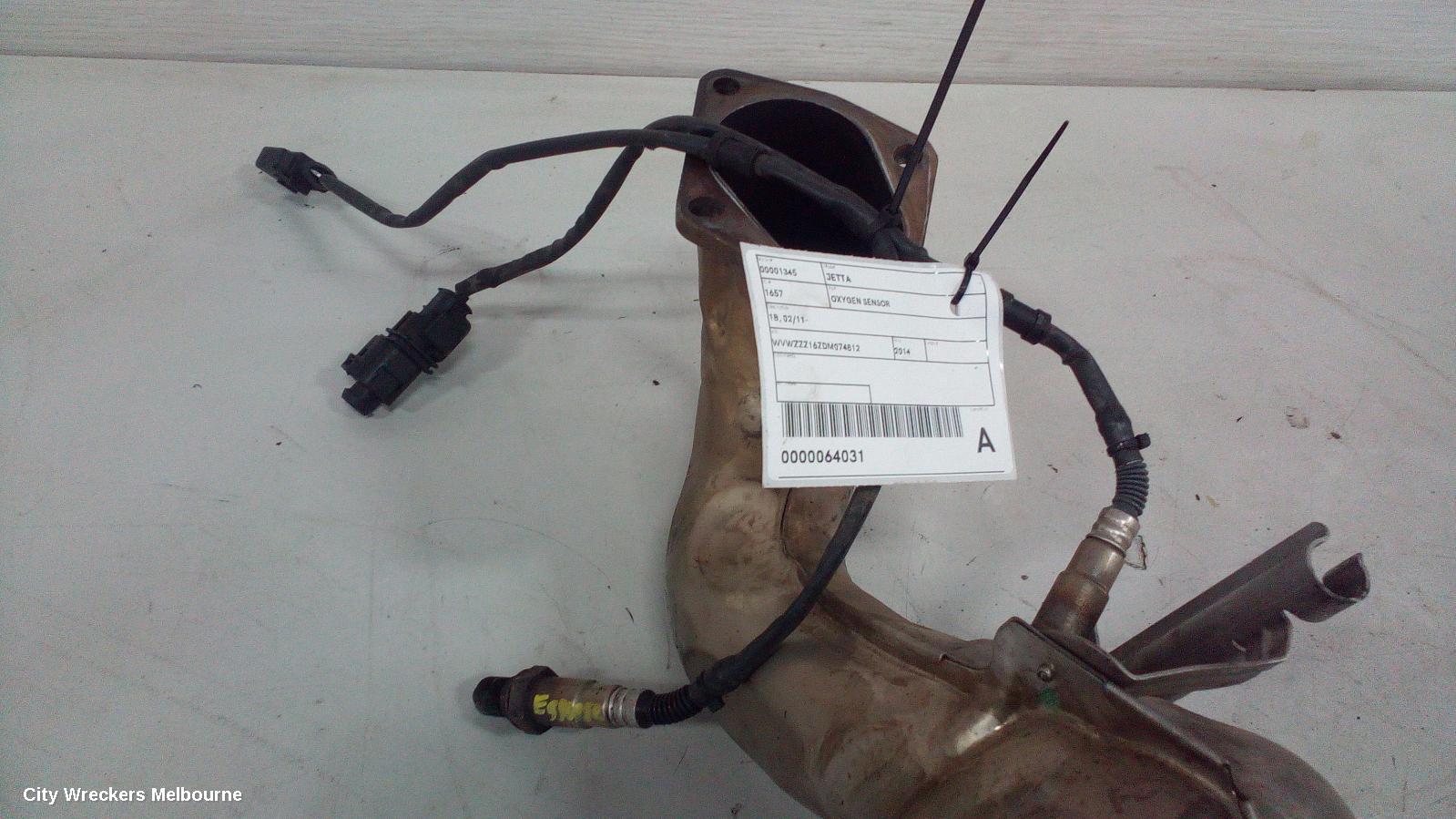 VOLKSWAGEN JETTA OXYGEN SENSOR, 1B, 02/2011 ONWARDS