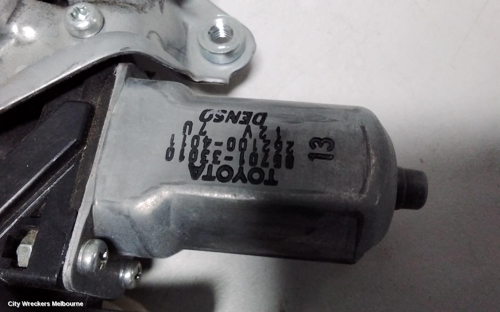 TOYOTA TARAGO RIGHT FRONT WINDOW REG/MOTOR, ACR50R, POWER, 03/2006 - 06/2020