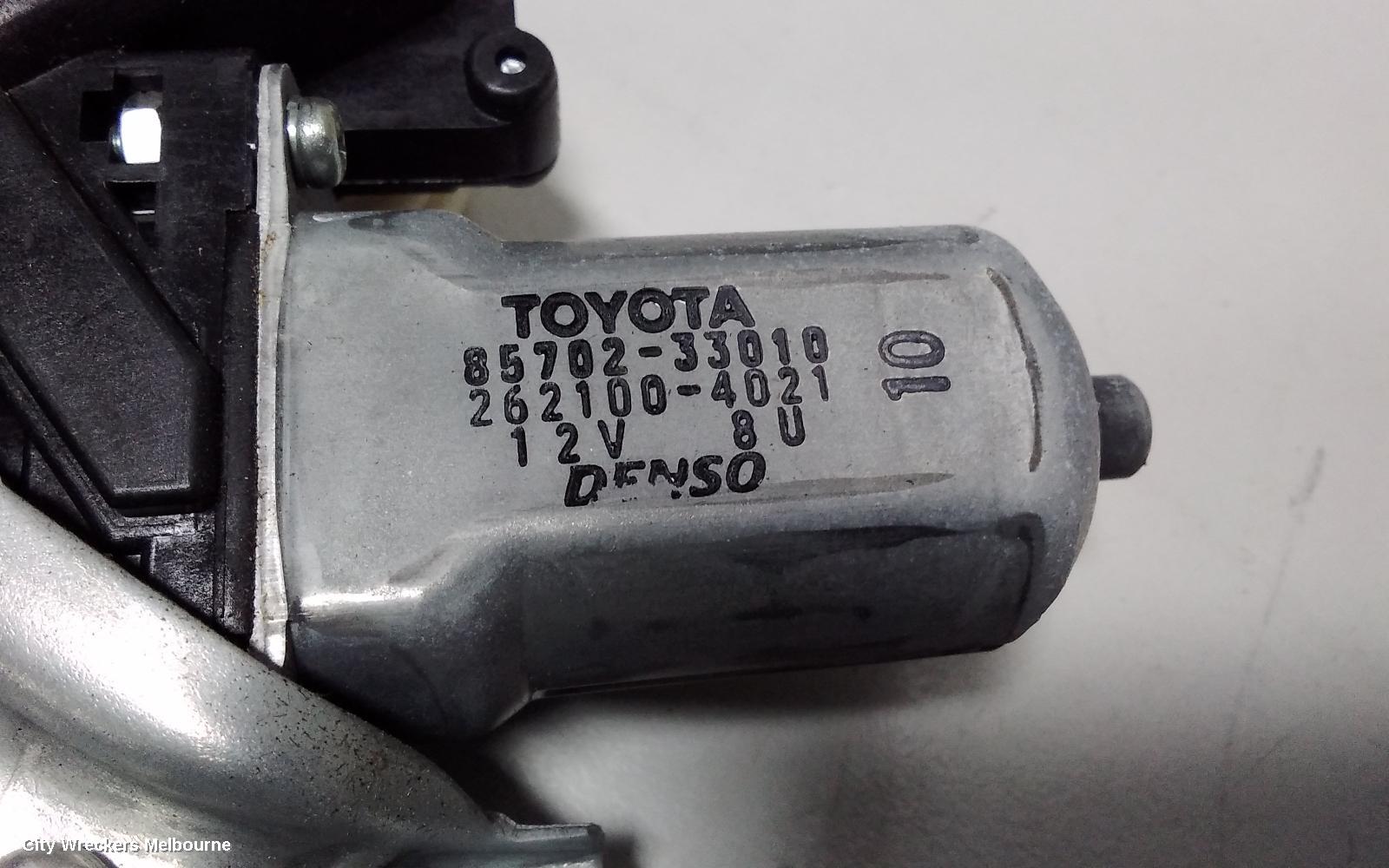 TOYOTA TARAGO LEFT FRONT WINDOW REG/MOTOR, ACR50R, POWER, 03/2006 - 06/2020