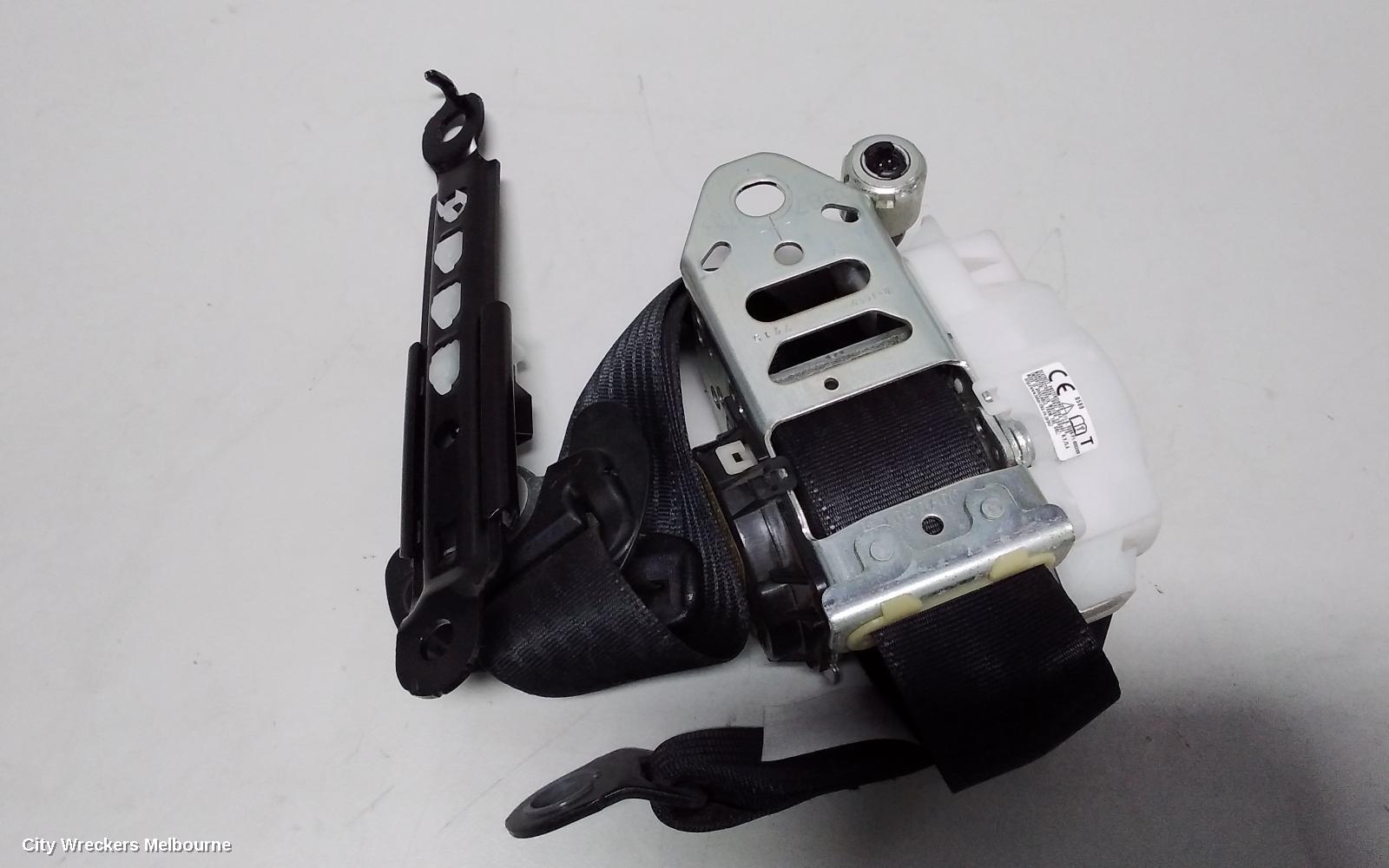 TOYOTA TARAGO SEATBELT/STALK, LH FRONT, SEAT BELT ONLY, BLACK, NON ELEC MOTOR ADJUSTMENT TYPE, ACR50R, 04/2012 - 06/2020