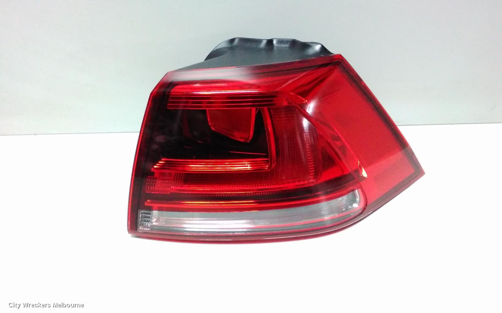 VOLKSWAGEN GOLF RIGHT TAILLIGHT, GEN 7, HATCH, STANDARD, NON LED TYPE, 03/2013 - 03/2017