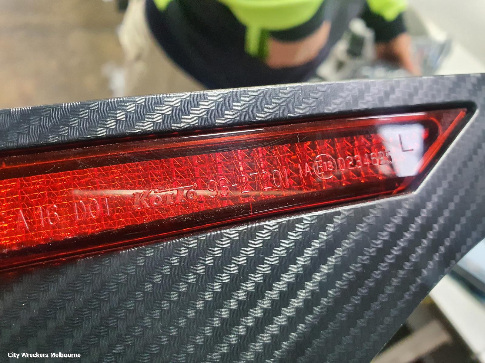 MITSUBISHI ASX REAR GARNISH, TAILGATE LAMP (RH SIDE), XE, 08/2019 ONWARDS