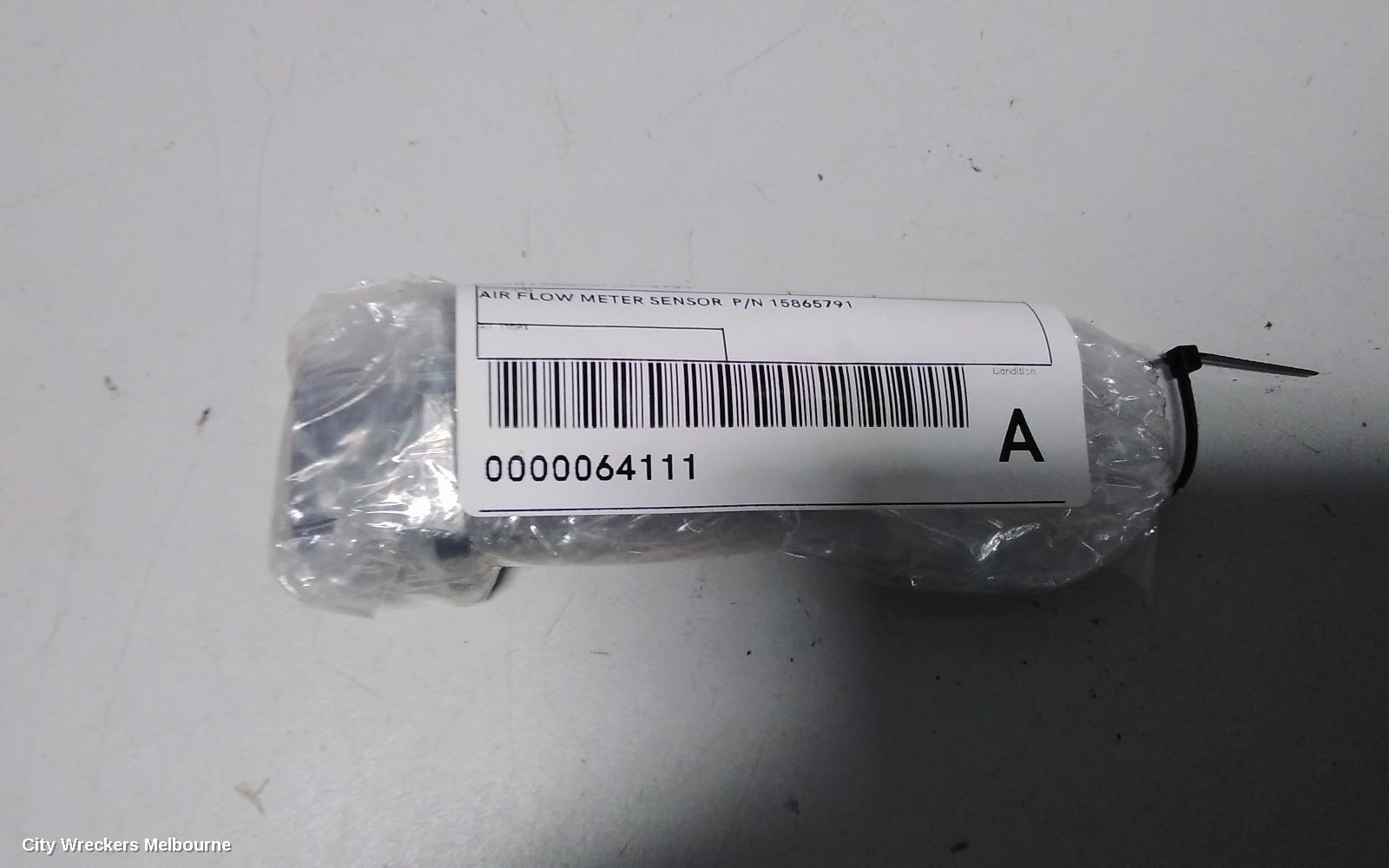 HOLDEN COLORADO AIR FLOW METER, RG/RG 7, 06/2012 - 04/2015