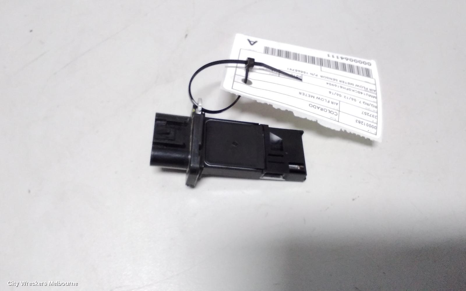 HOLDEN COLORADO AIR FLOW METER, RG/RG 7, 06/2012 - 04/2015