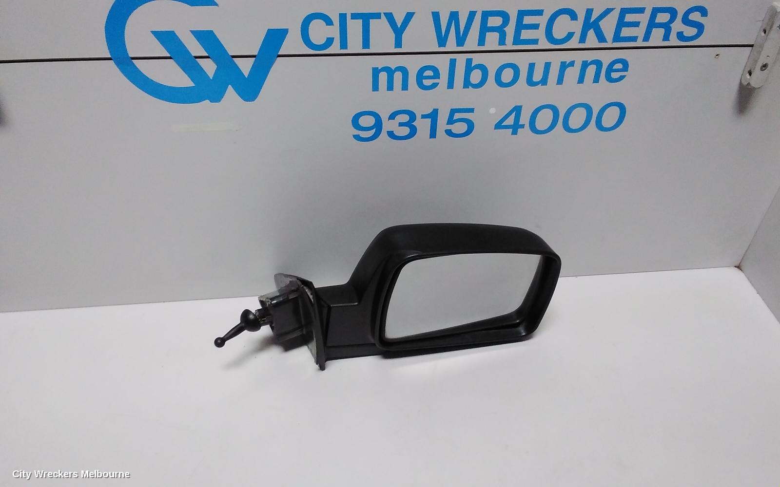 KIA PREGIO RIGHT DOOR MIRROR, CT, MANUAL, SQUARE TYPE, 07/2004 - 01/2006