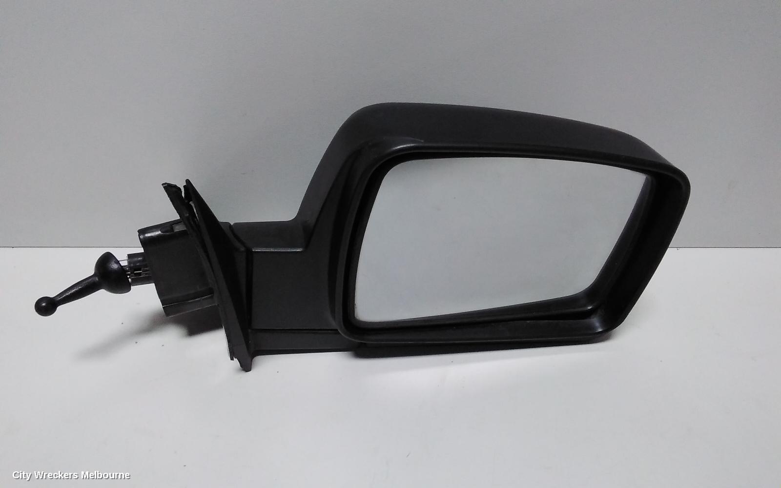 KIA PREGIO RIGHT DOOR MIRROR, CT, MANUAL, SQUARE TYPE, 07/2004 - 01/2006