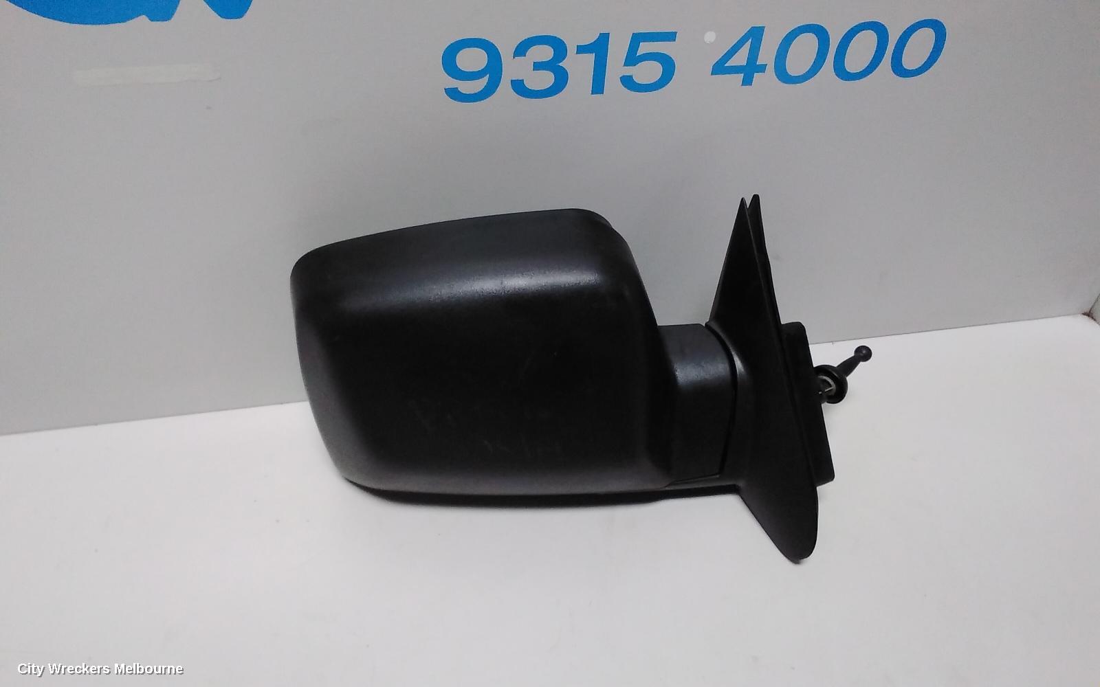 KIA PREGIO RIGHT DOOR MIRROR, CT, MANUAL, SQUARE TYPE, 07/2004 - 01/2006