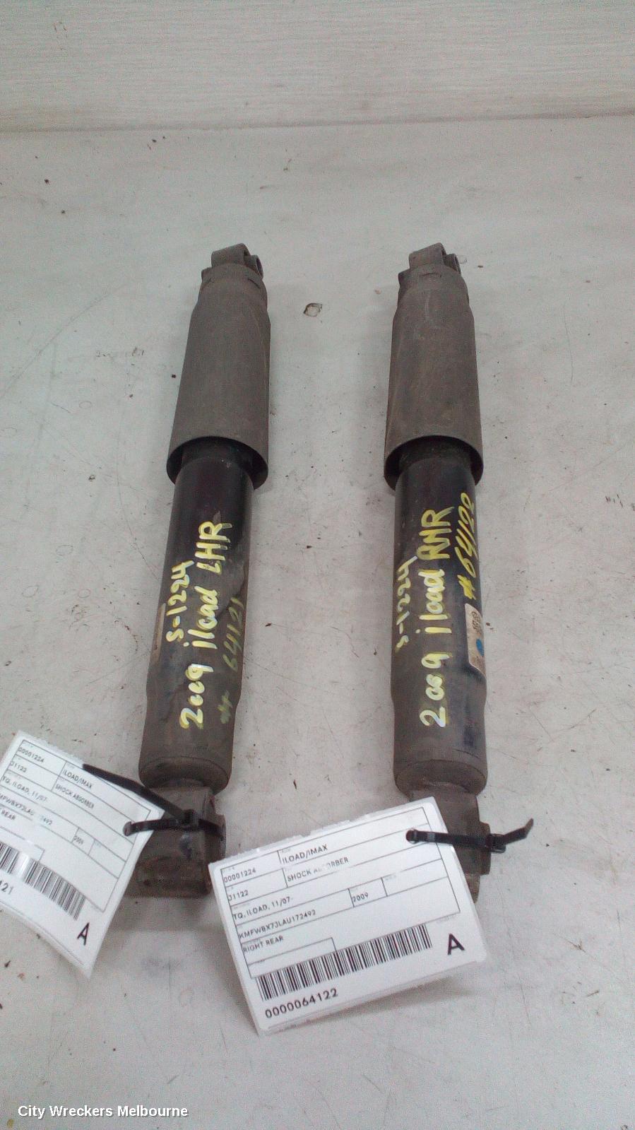 HYUNDAI ILOAD/IMAX SHOCK ABSORBER, TQ, ILOAD, REAR, LH SIDE, 11/2007 - 03/2021