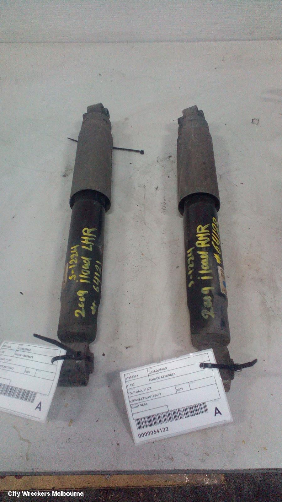 HYUNDAI ILOAD/IMAX SHOCK ABSORBER, TQ, ILOAD, REAR, LH SIDE, 11/2007 - 03/2021