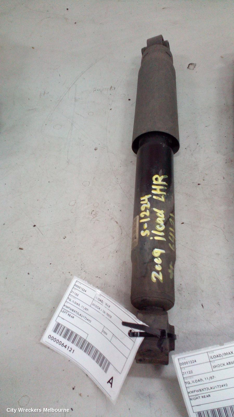 HYUNDAI ILOAD/IMAX SHOCK ABSORBER, TQ, ILOAD, REAR, LH SIDE, 11/2007 - 03/2021