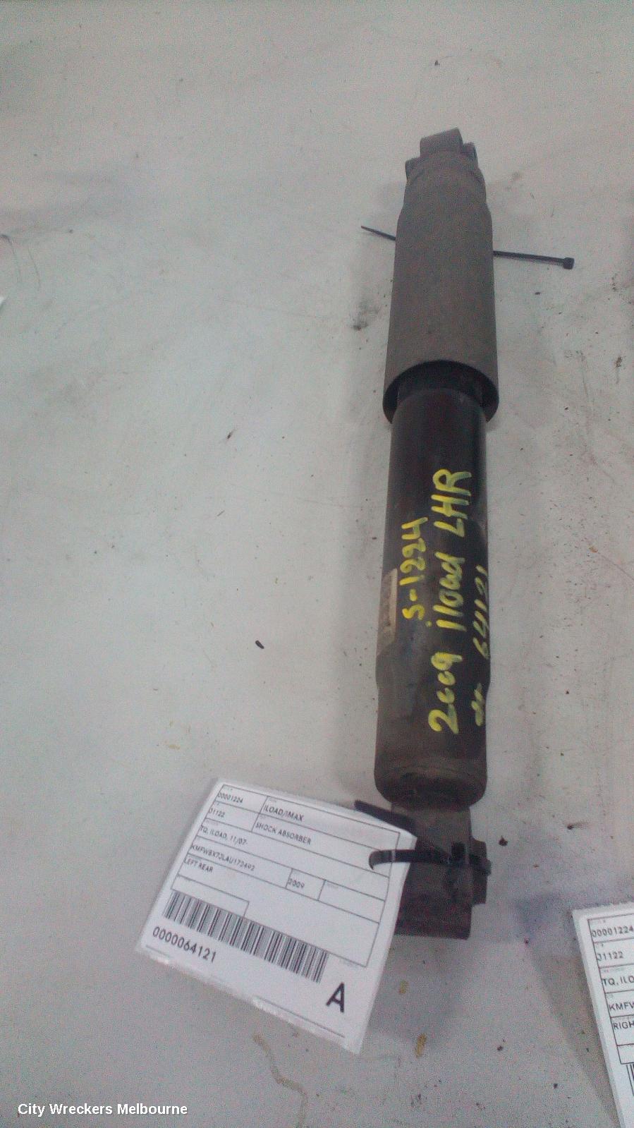 HYUNDAI ILOAD/IMAX SHOCK ABSORBER, TQ, ILOAD, REAR, LH SIDE, 11/2007 - 03/2021
