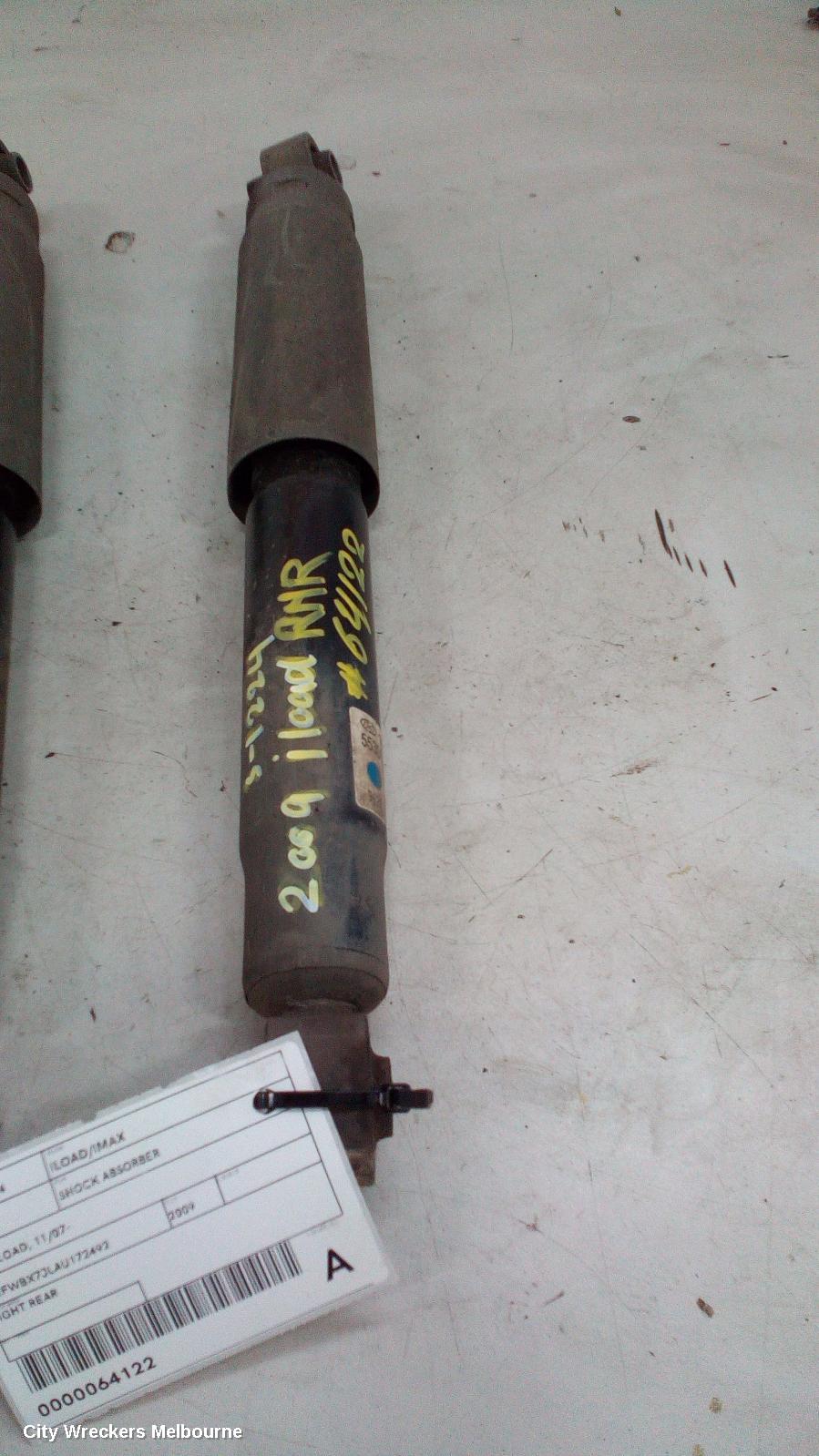 HYUNDAI ILOAD/IMAX SHOCK ABSORBER, TQ, ILOAD, REAR, RH SIDE, 11/2007 - 03/2021
