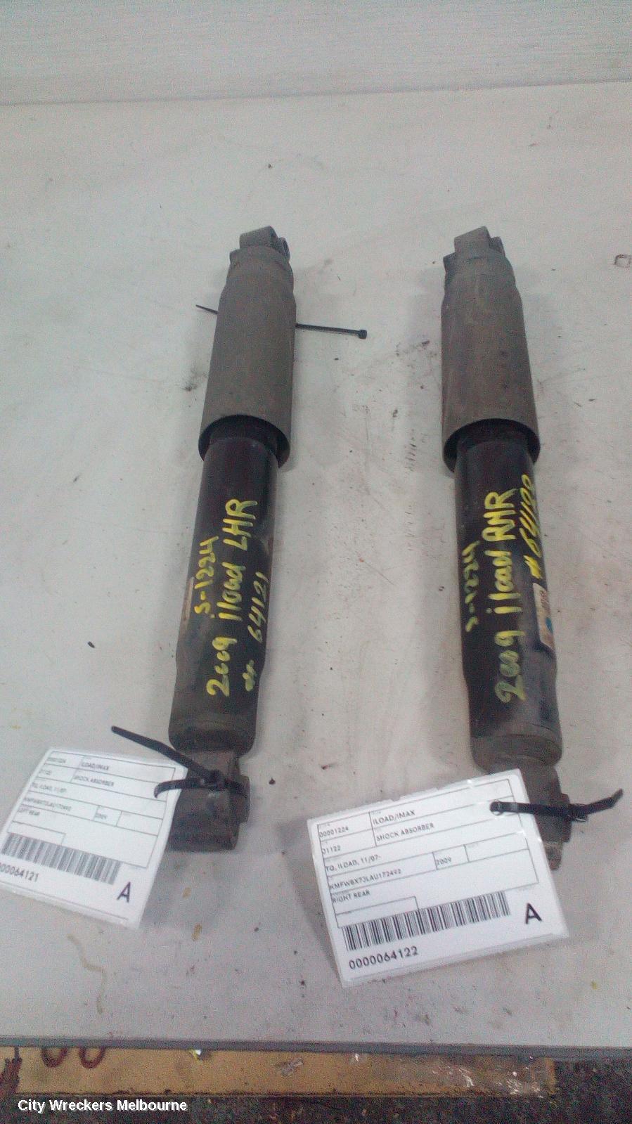 HYUNDAI ILOAD/IMAX SHOCK ABSORBER, TQ, ILOAD, REAR, RH SIDE, 11/2007 - 03/2021