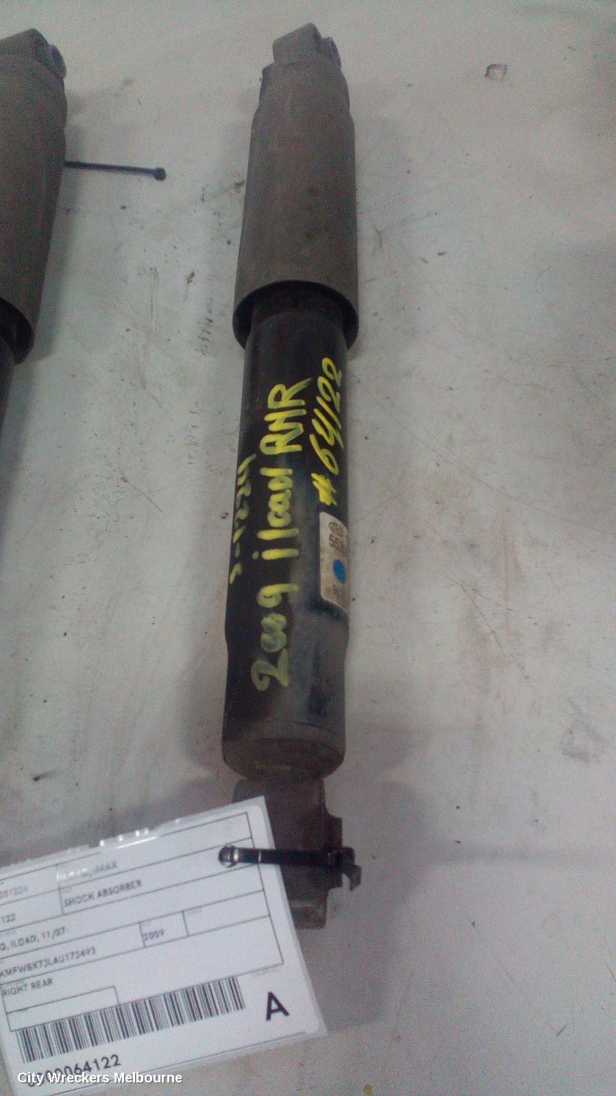 HYUNDAI ILOAD/IMAX SHOCK ABSORBER, TQ, ILOAD, REAR, RH SIDE, 11/2007 - 03/2021