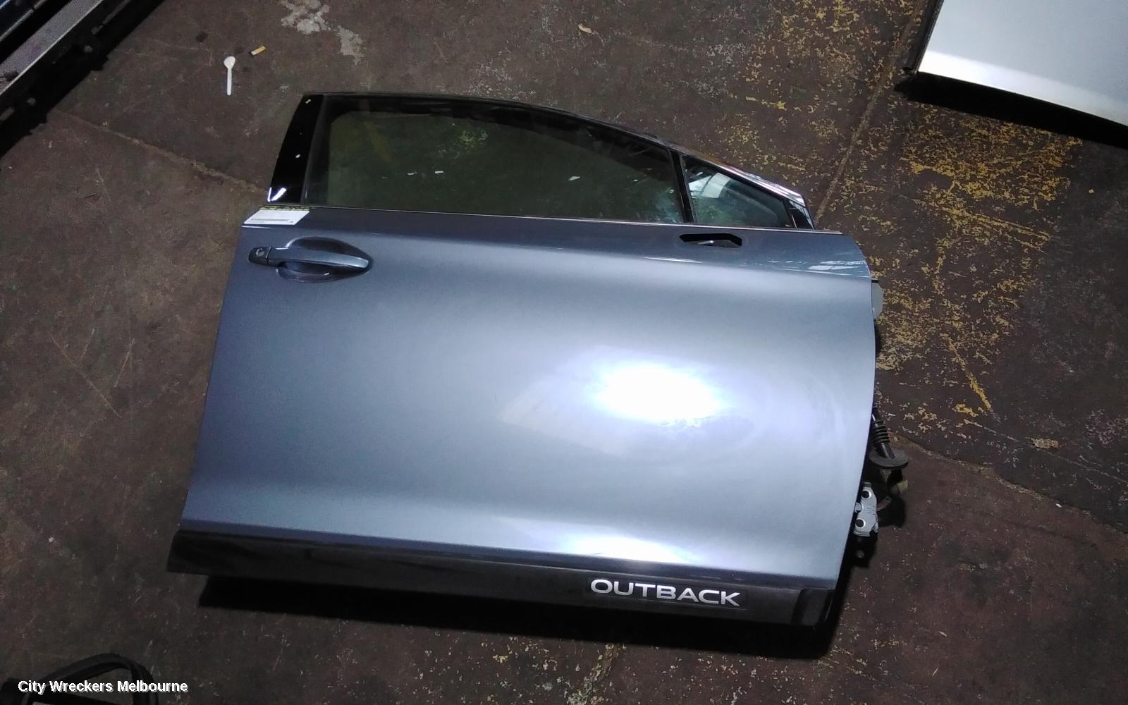 SUBARU OUTBACK RIGHT FRONT DOOR, 6TH GEN, 08/2014 - 12/2020