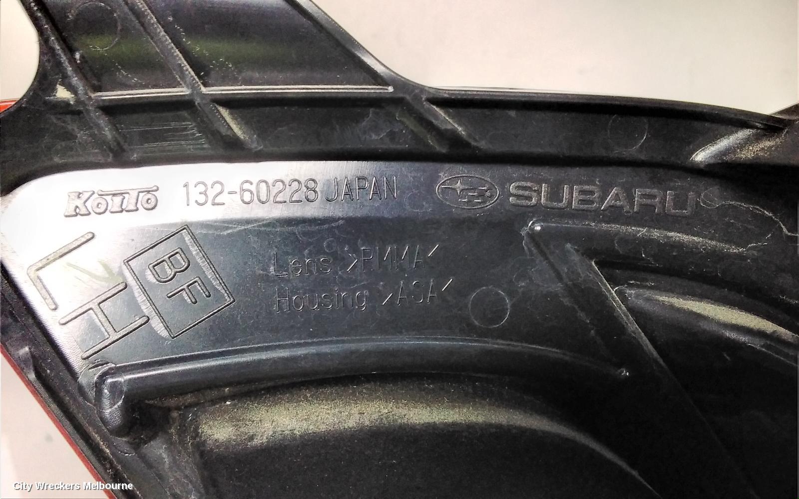 SUBARU OUTBACK REAR GARNISH, TAILGATE LAMP (LH SIDE), 6TH GEN, 08/2014 ONWARDS