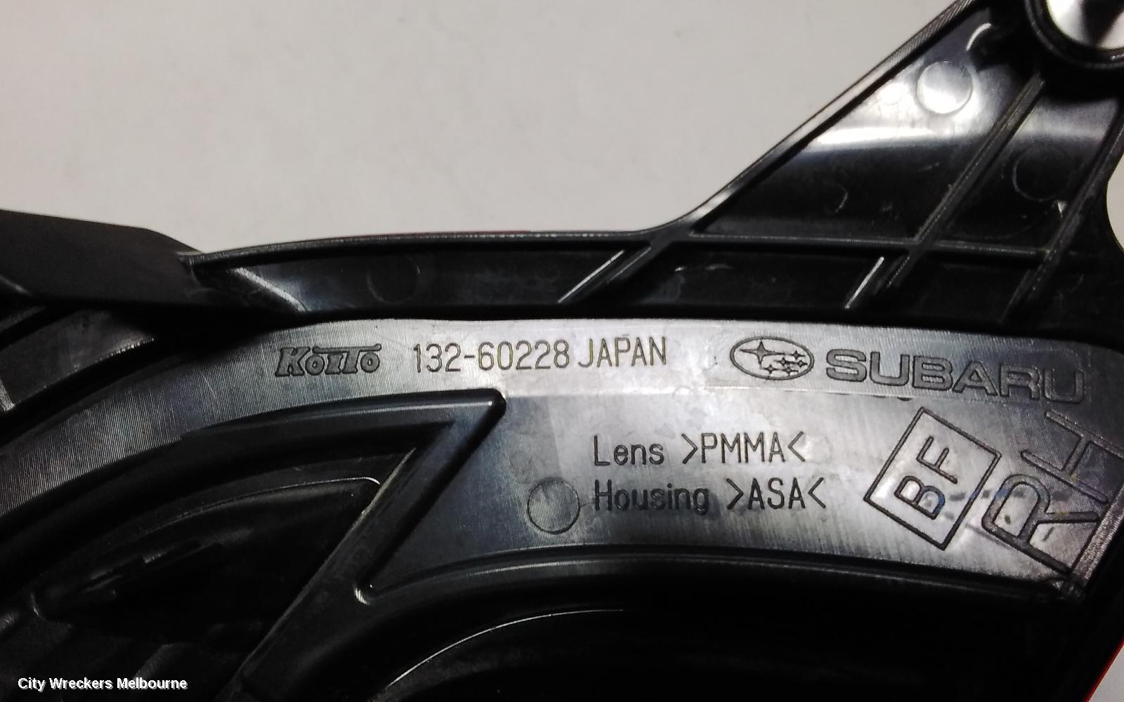 SUBARU OUTBACK REAR GARNISH, TAILGATE LAMP (RH SIDE), 6TH GEN, 08/2014 ONWARDS
