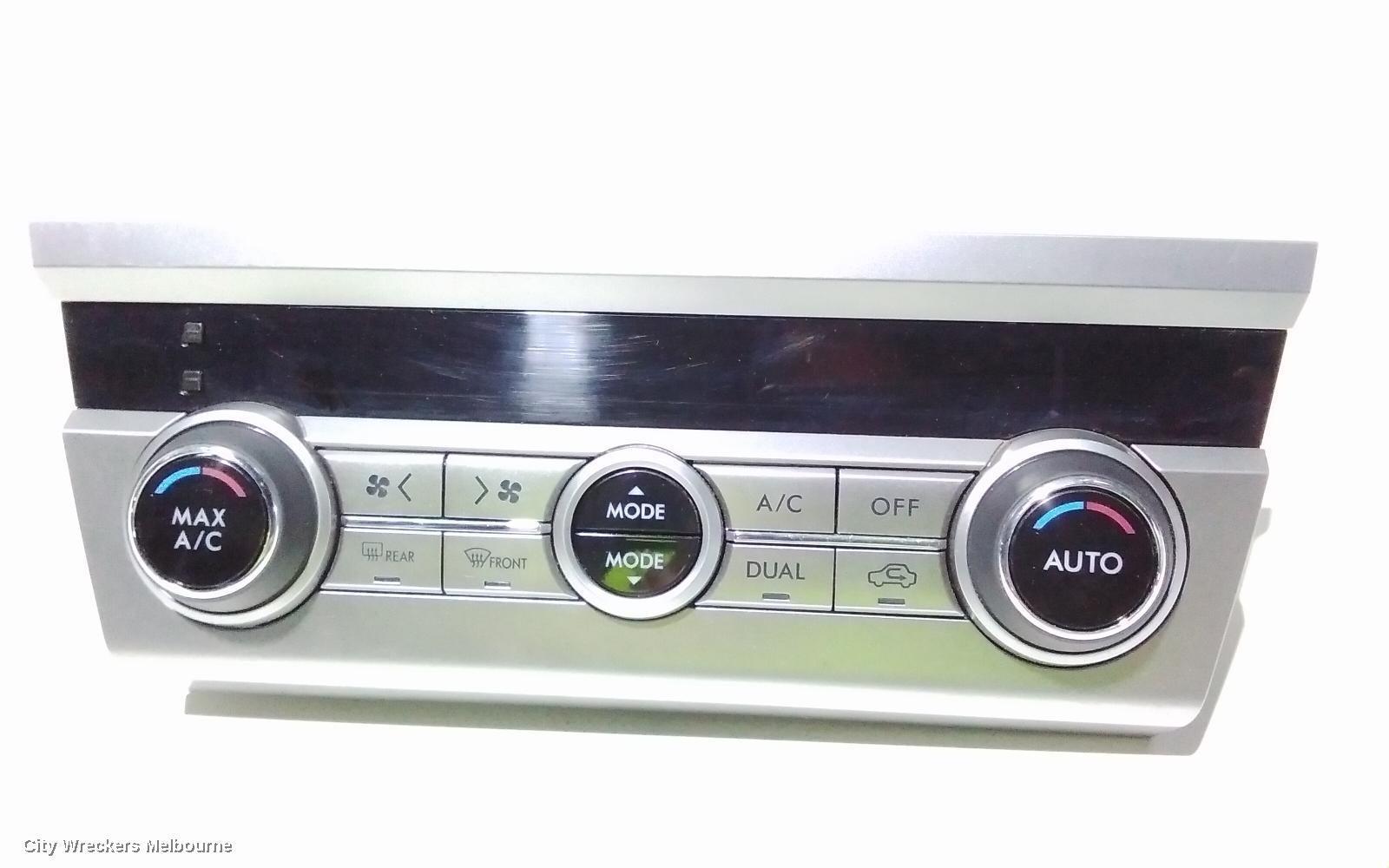 SUBARU OUTBACK HEATER/AC CONTROLS, 6TH GEN, CLIMATE CONTROL TYPE, NON HEATED SEATS, 08/2014 - 12/2020