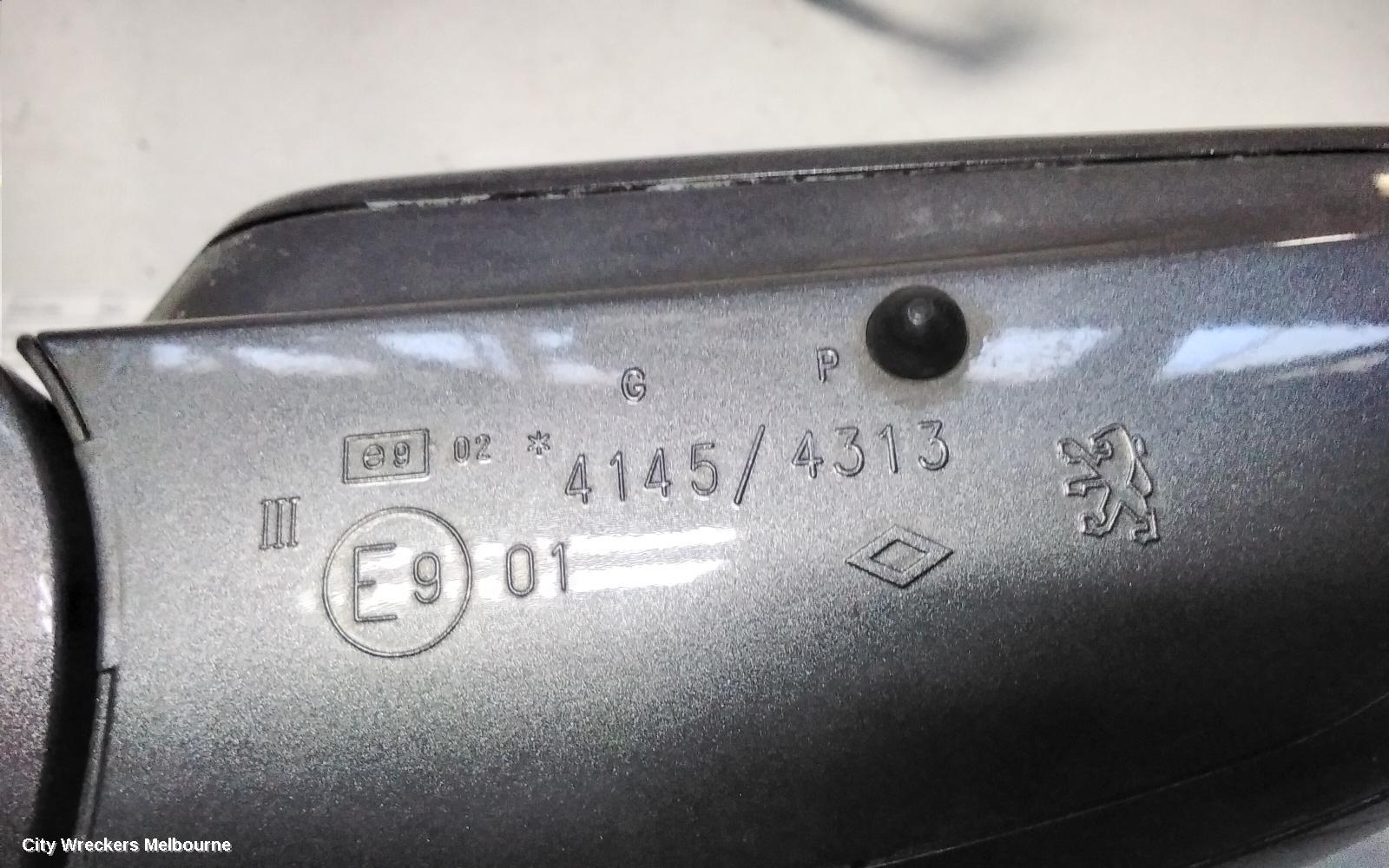 PEUGEOT 407 RIGHT DOOR MIRROR, COUPE, 03/2006 - 06/2009