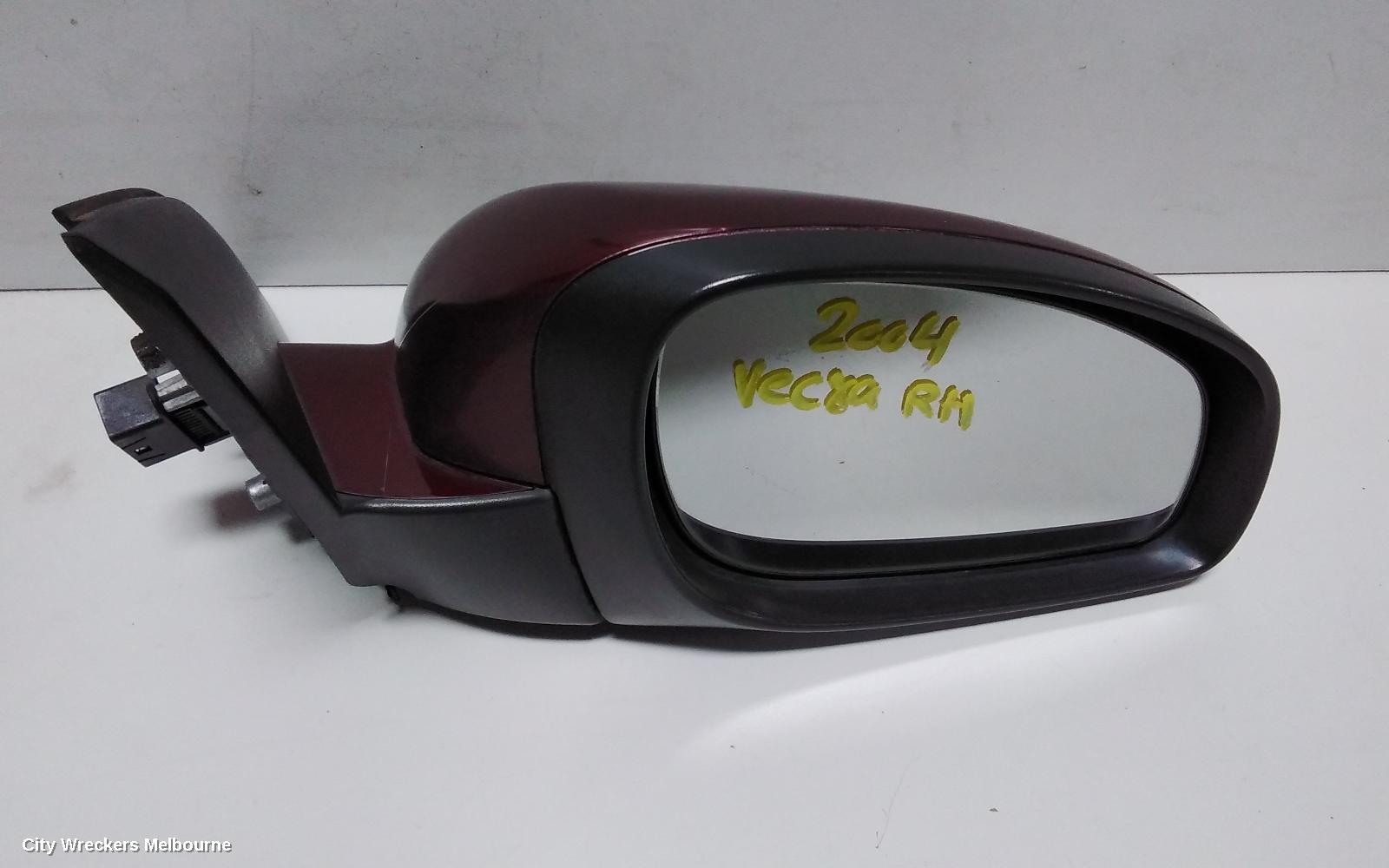 HOLDEN VECTRA RIGHT DOOR MIRROR, ZC ELECTRIC 03/2003 - 12/2006