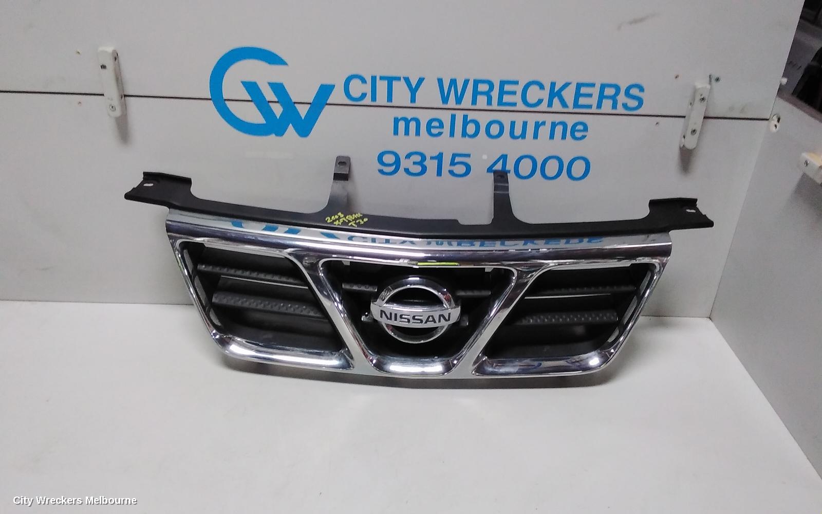 NISSAN XTRAIL GRILLE, RADIATOR GRILLE, T30, TI, CHROME, 10/2001 - 10/2003