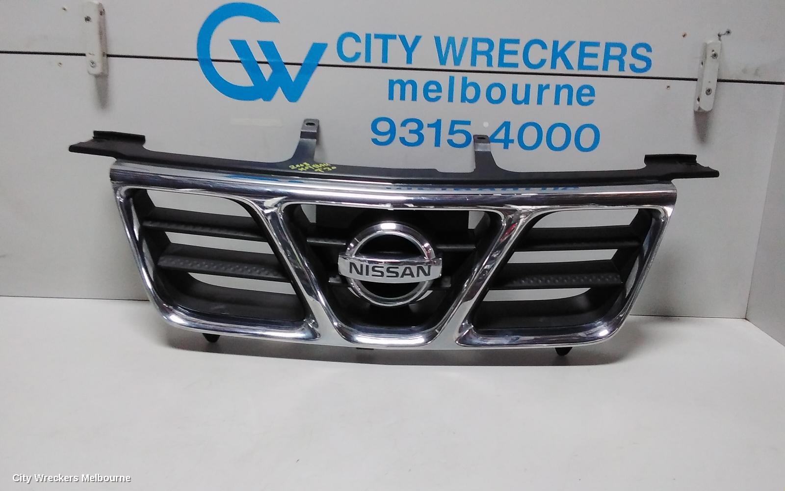 NISSAN XTRAIL GRILLE, RADIATOR GRILLE, T30, TI, CHROME, 10/2001 - 10/2003