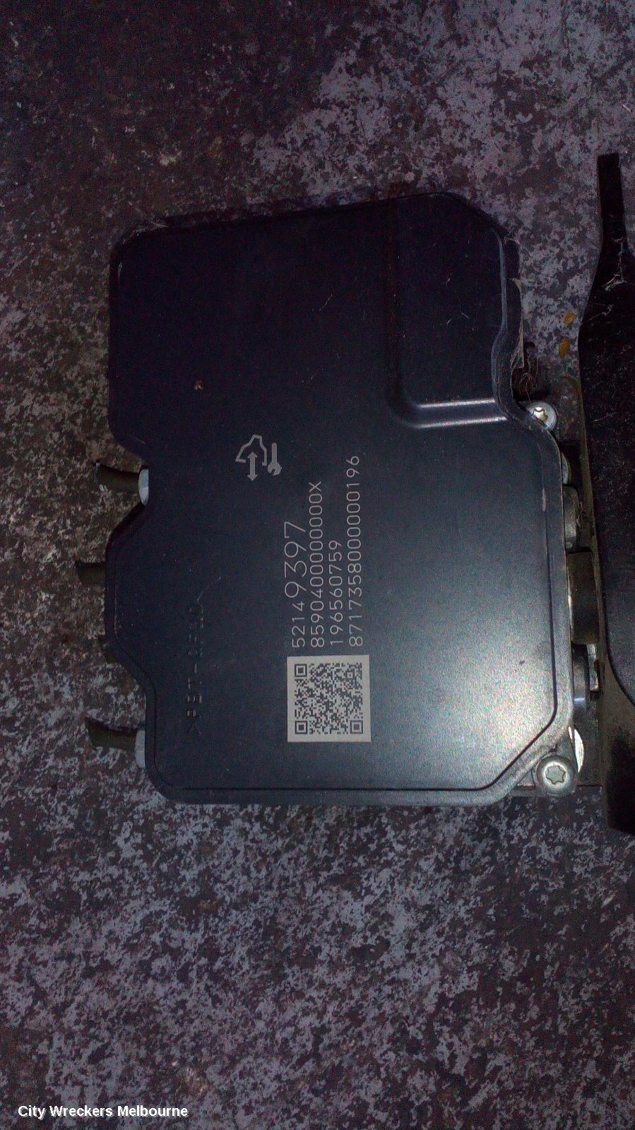 HOLDEN COLORADO ABS PUMP/MODULATOR, RG/RG7, P/N 52149397, 12/2012 - 12/2020