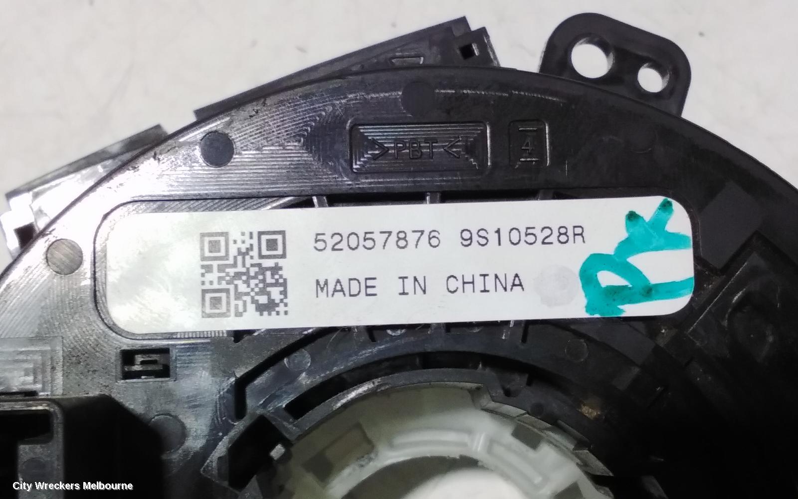 HOLDEN COLORADO AIRBAG MODULE/SENSOR, CLOCKSPRING, RG/RG 7, 01/2012 - 12/2020