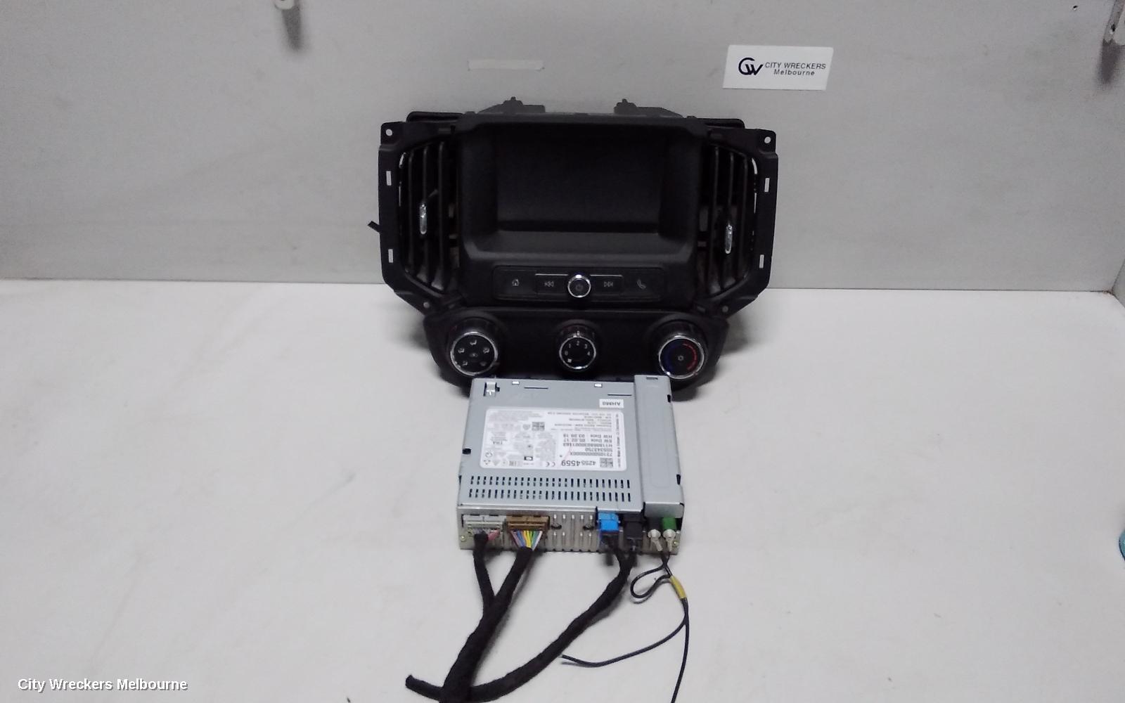 HOLDEN COLORADO RADIO/CD/DVD/SAT/TV, 7 INCH TOUCHSCREEN, NON SAT NAV (SINGLE KNOB ON FACE), RG/RG7, 07/2016 - 12/2020