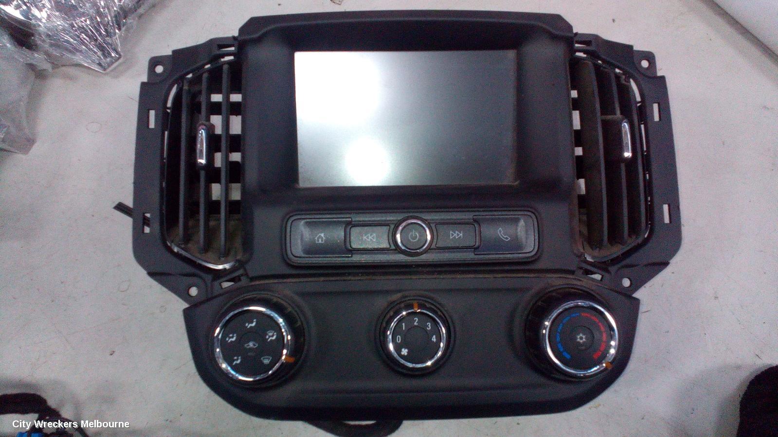 HOLDEN COLORADO RADIO/CD/DVD/SAT/TV, 7 INCH TOUCHSCREEN, NON SAT NAV (SINGLE KNOB ON FACE), RG/RG7, 07/2016 - 12/2020