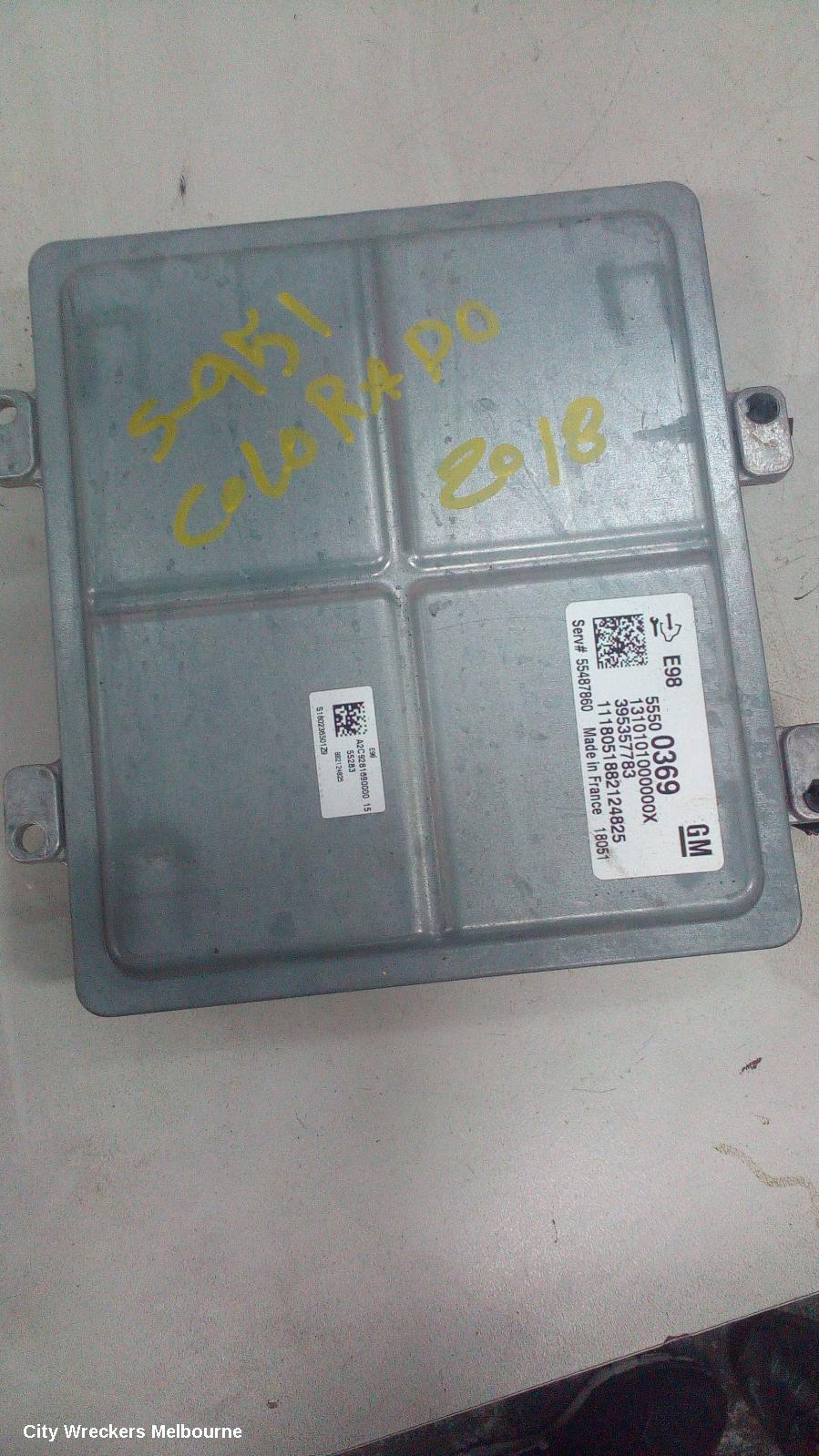 HOLDEN COLORADO ECU, ENGINE ECU, 2.8, DIESEL, P/N 395357783, ECU ONLY, RG, 01/2012 ONWARDS