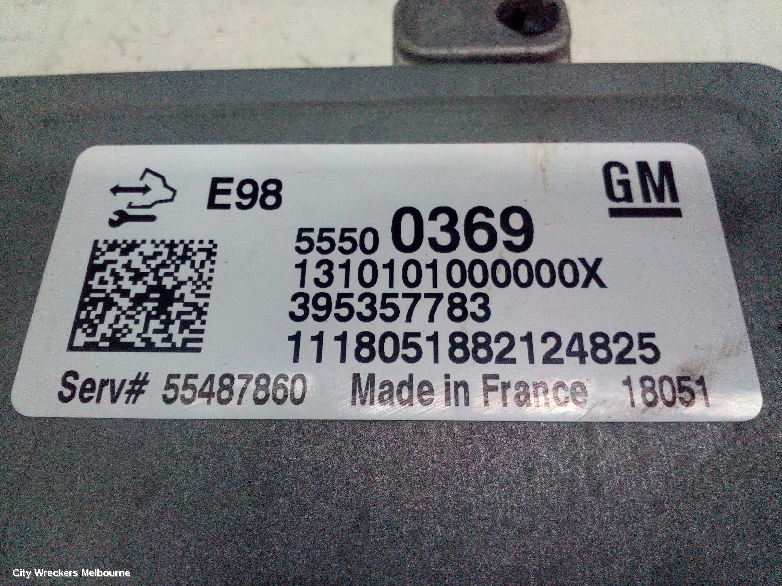 HOLDEN COLORADO ECU, ENGINE ECU, 2.8, DIESEL, P/N 395357783, ECU ONLY, RG, 01/2012 ONWARDS