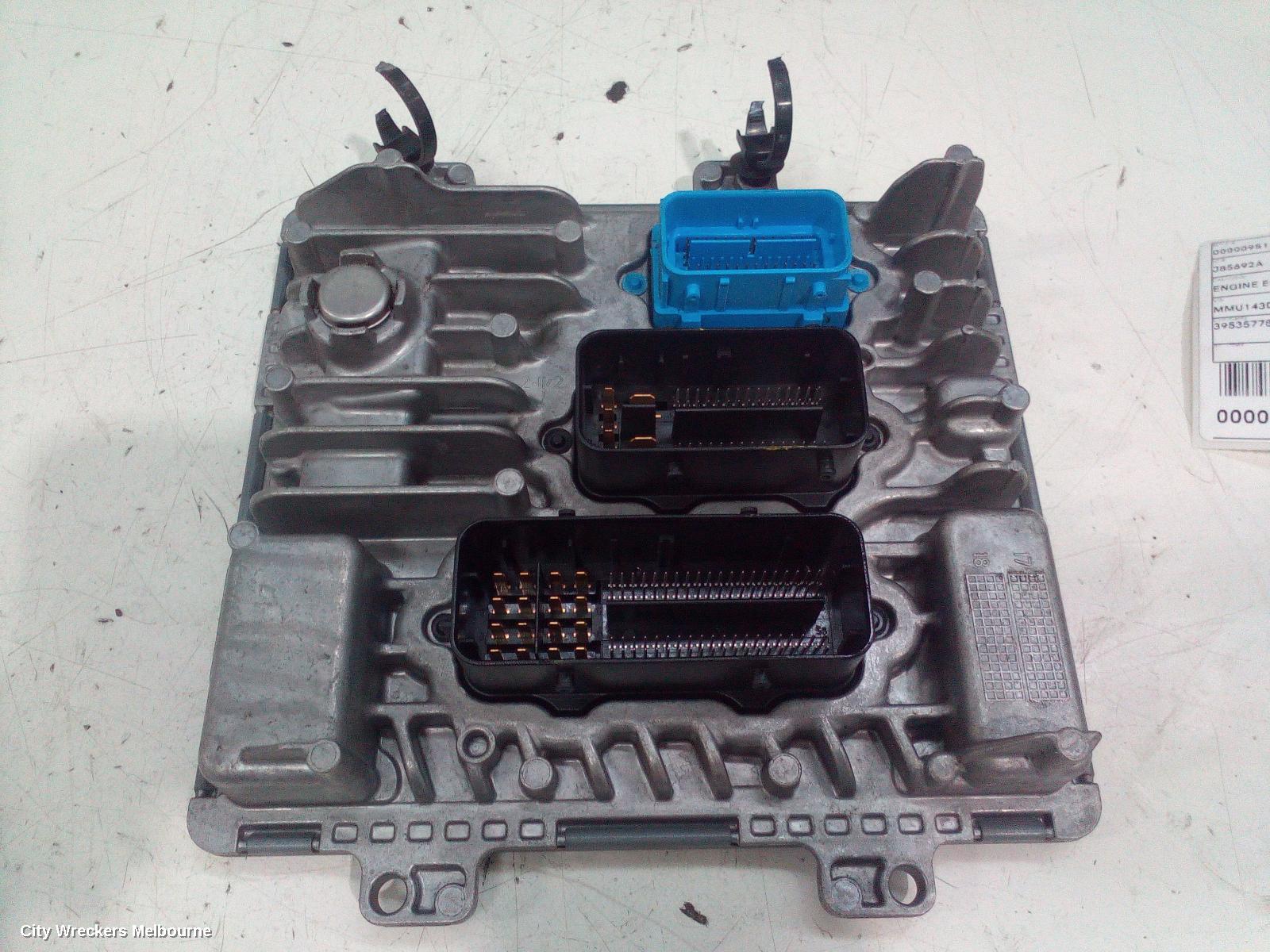 HOLDEN COLORADO ECU, ENGINE ECU, 2.8, DIESEL, P/N 395357783, ECU ONLY, RG, 01/2012 ONWARDS