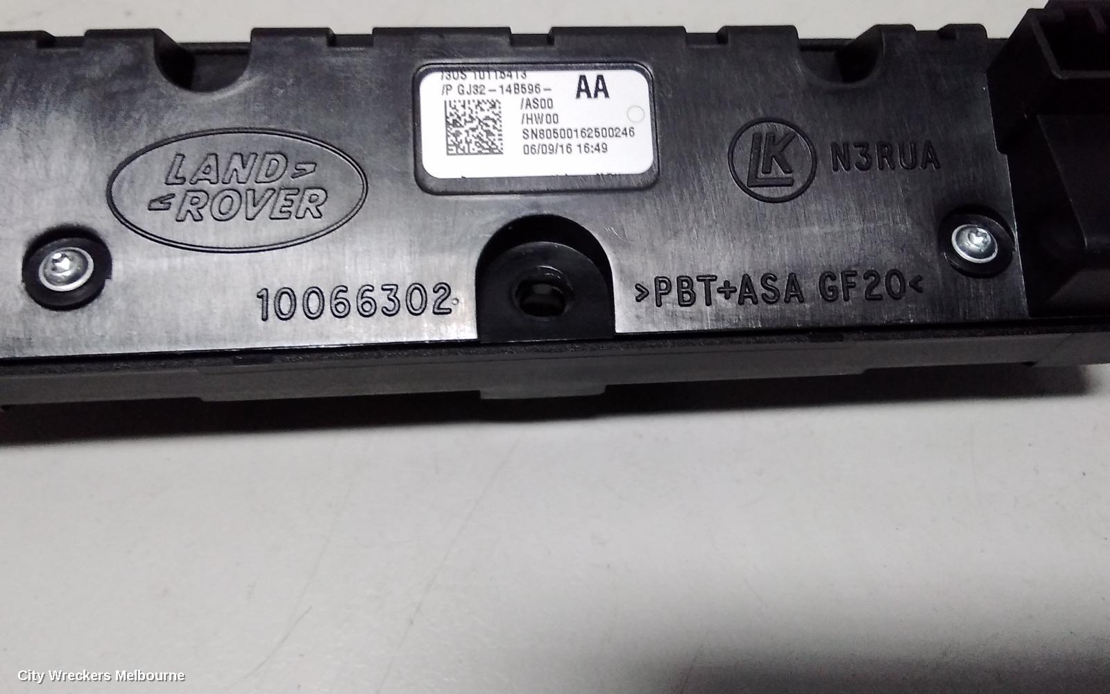 LAND ROVER RANGEROVER EVOQUE, L538, 11/2011 - 01/2019, SUSPENSION SWITCH GJ32-14B596: 64189