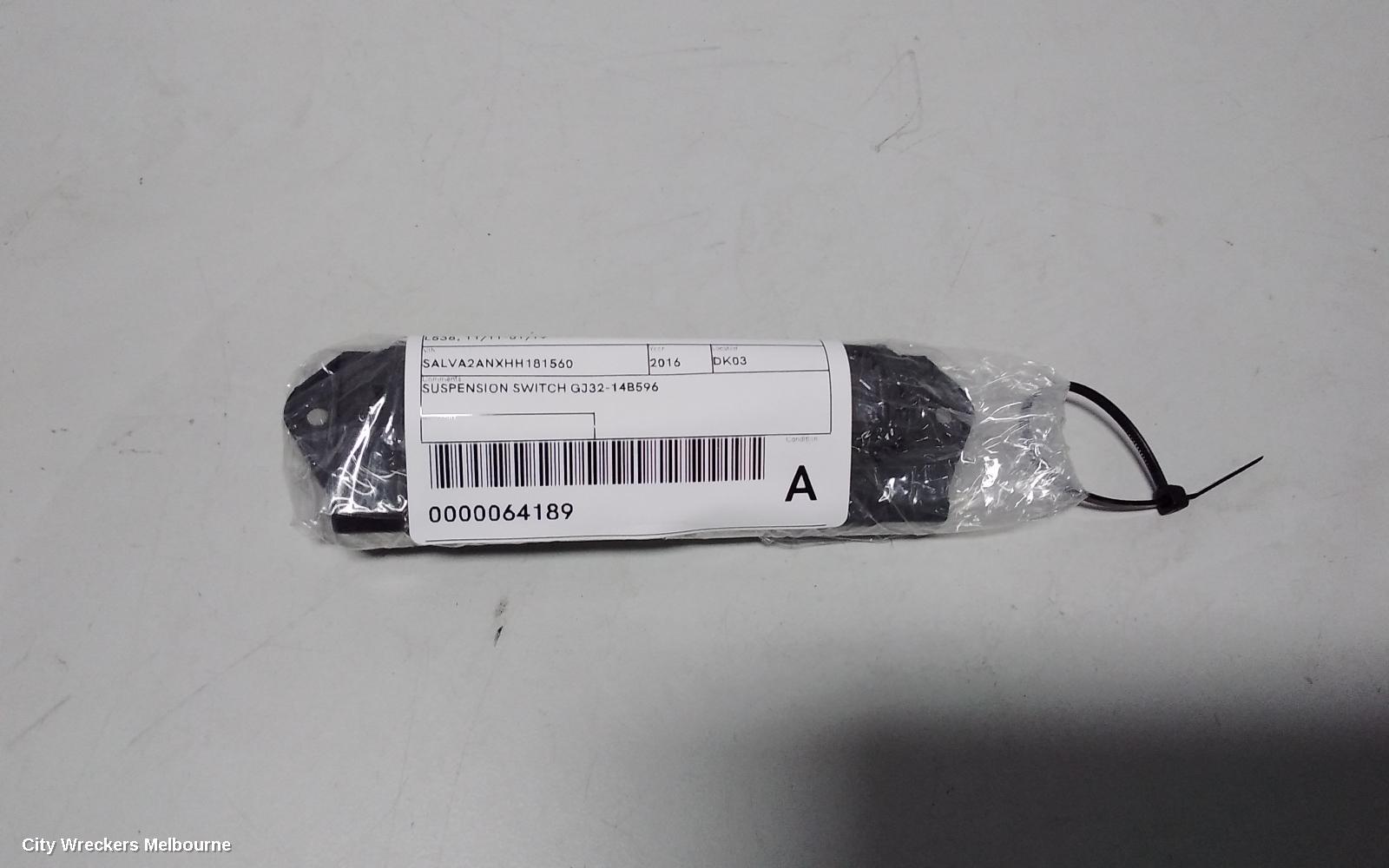 LAND ROVER RANGEROVER EVOQUE, L538, 11/2011 - 01/2019, SUSPENSION SWITCH GJ32-14B596: 64189