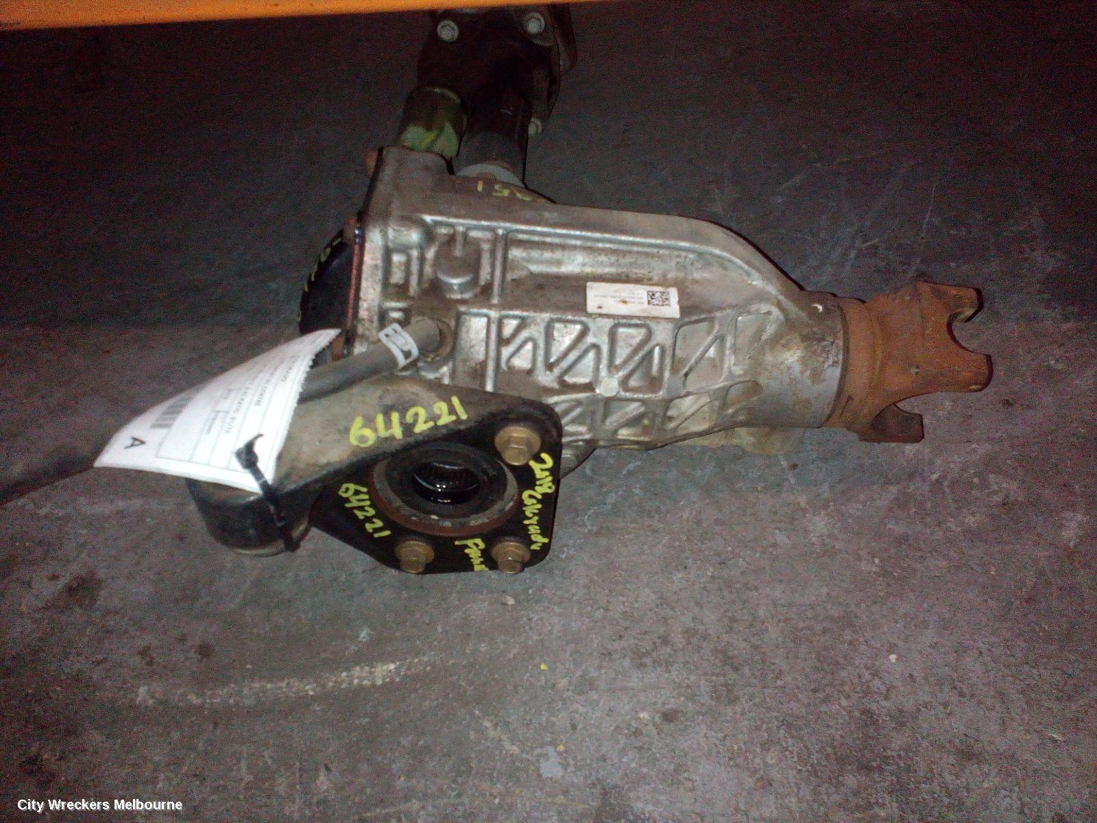 HOLDEN COLORADO DIFFERENTIAL CENTRE, FRONT, 2.8, AUTO T/M, RG/RG 7, 3.42 RATIO, 01/2012 - 12/2020