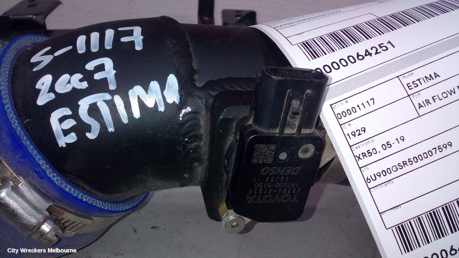 TOYOTA ESTIMA AIR CLEANER/BOX, XR50, 05-19