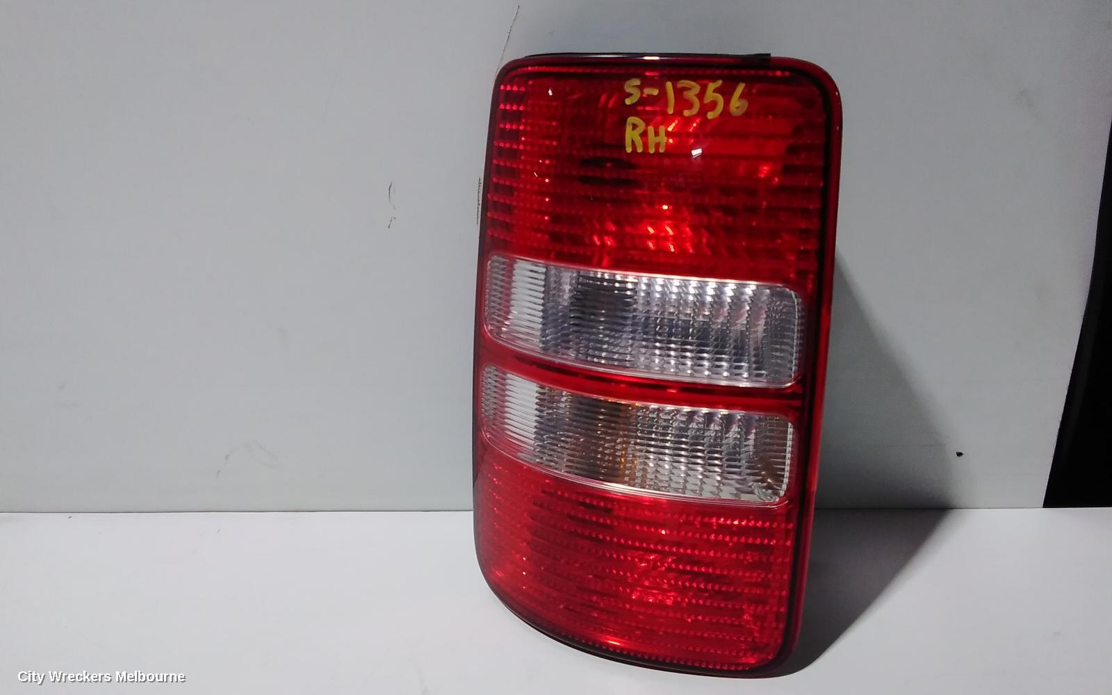 VOLKSWAGEN CADDY RIGHT TAILLIGHT, 2K, 08/2010 - 06/2015