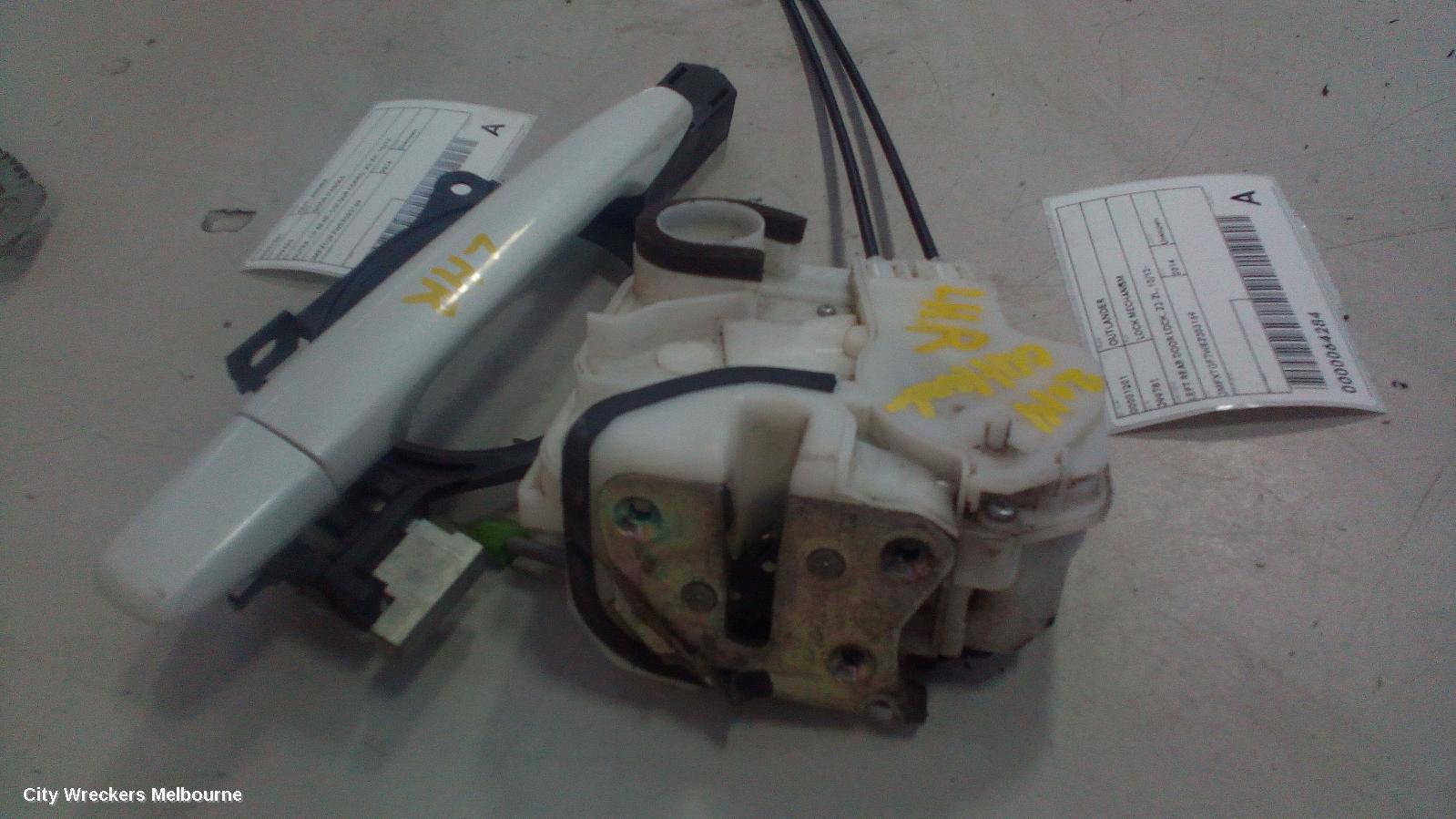 MITSUBISHI OUTLANDER DOOR/BOOT/GATE LOCK, LEFT REAR DOOR LOCK, ZJ-ZL, 10/2012 ONWARDS