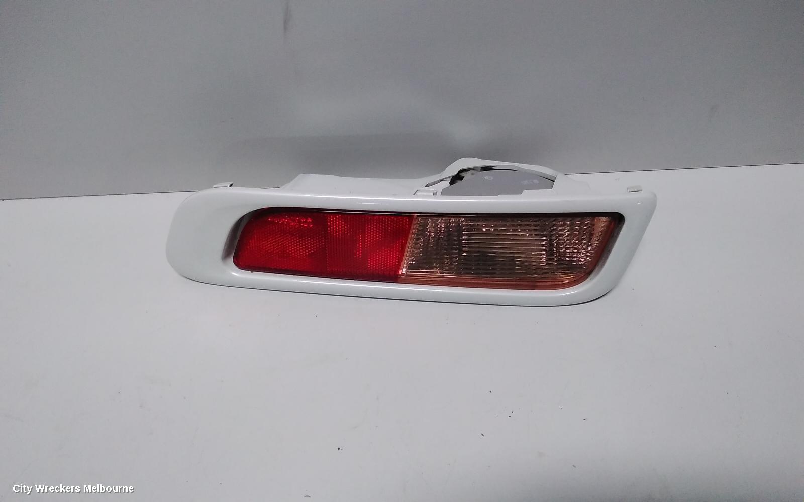 MITSUBISHI OUTLANDER LEFT TAILLIGHT, ZJ, BUMPER REFLECTOR, 10/2012 - 03/2015