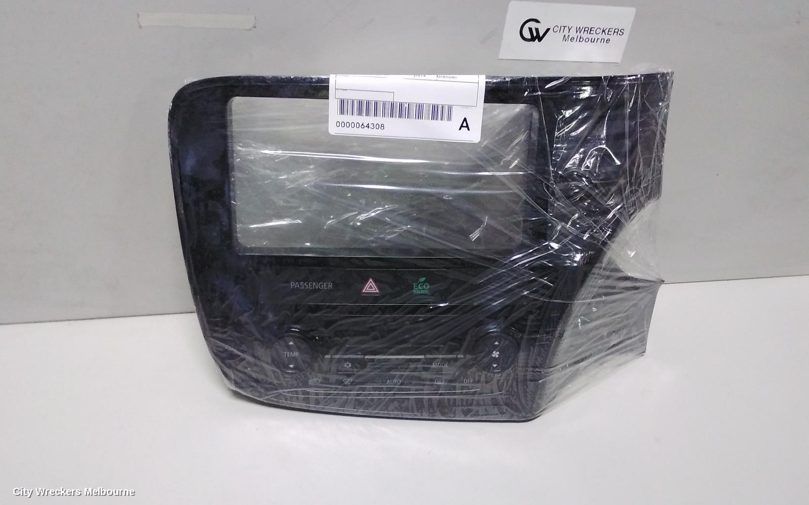 MITSUBISHI OUTLANDER HEATER/AC CONTROLS, SINGLE ZONE CLIMATE CONTROL TYPE, ZJ-ZK, 10/2012 ONWARDS
