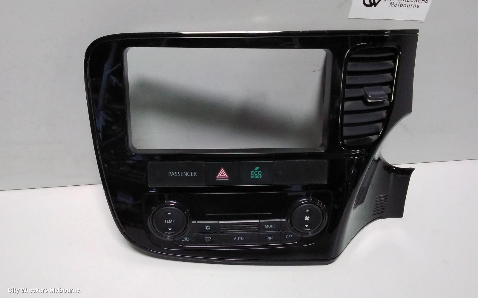 MITSUBISHI OUTLANDER HEATER/AC CONTROLS, SINGLE ZONE CLIMATE CONTROL TYPE, ZJ-ZK, 10/2012 ONWARDS