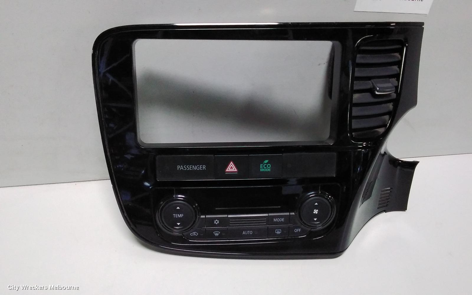 MITSUBISHI OUTLANDER HEATER/AC CONTROLS, SINGLE ZONE CLIMATE CONTROL TYPE, ZJ-ZK, 10/2012 ONWARDS